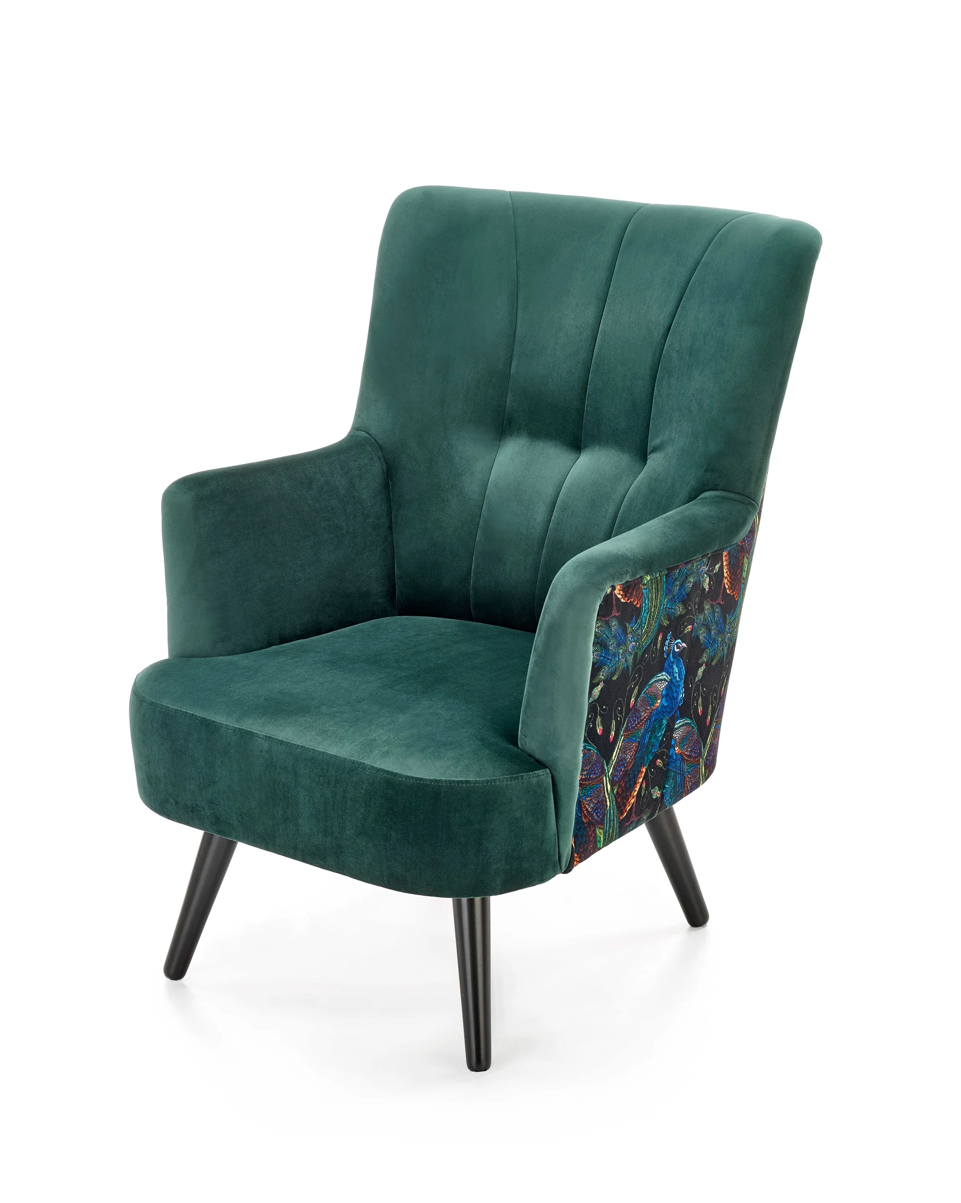 Φωτογραφία προϊόντος: PAGONI chair color: dark green / black DIOMMI V-PL-PAGONI-FOT-C.ZIELONY