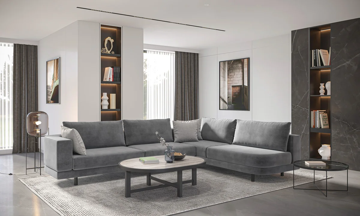 Φωτογραφία προϊόντος: ΣΑΛΟΝΙ №11 anthracite 316x223x88 DIOMMI 43-111