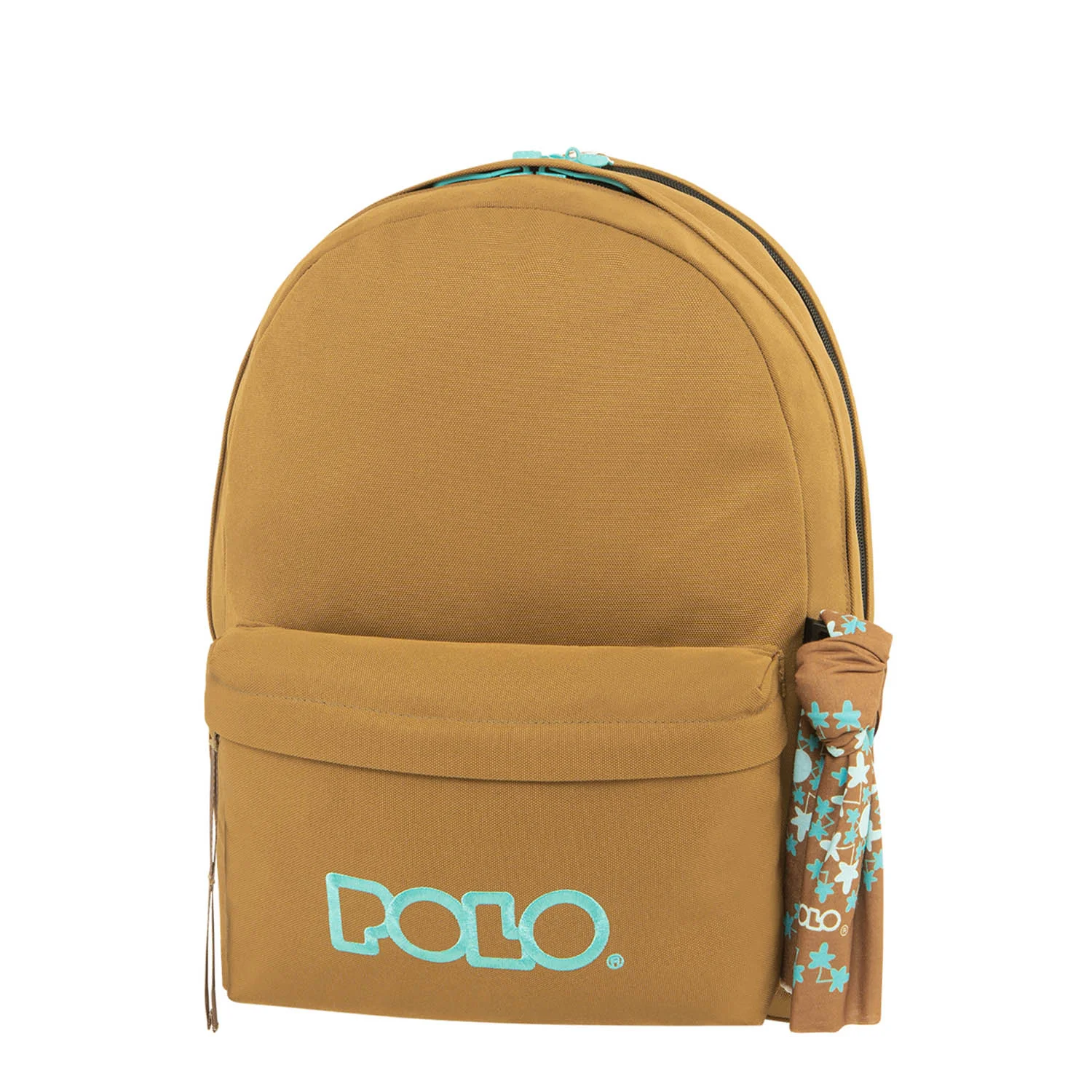 Φωτογραφία προϊόντος: POLO ΣΑΚΙΔΙΟ ORIGINAL DOUBLE SCARF BROWN/PETROL-ΚΑΦΕ/ΠΕΤΡΟΛ