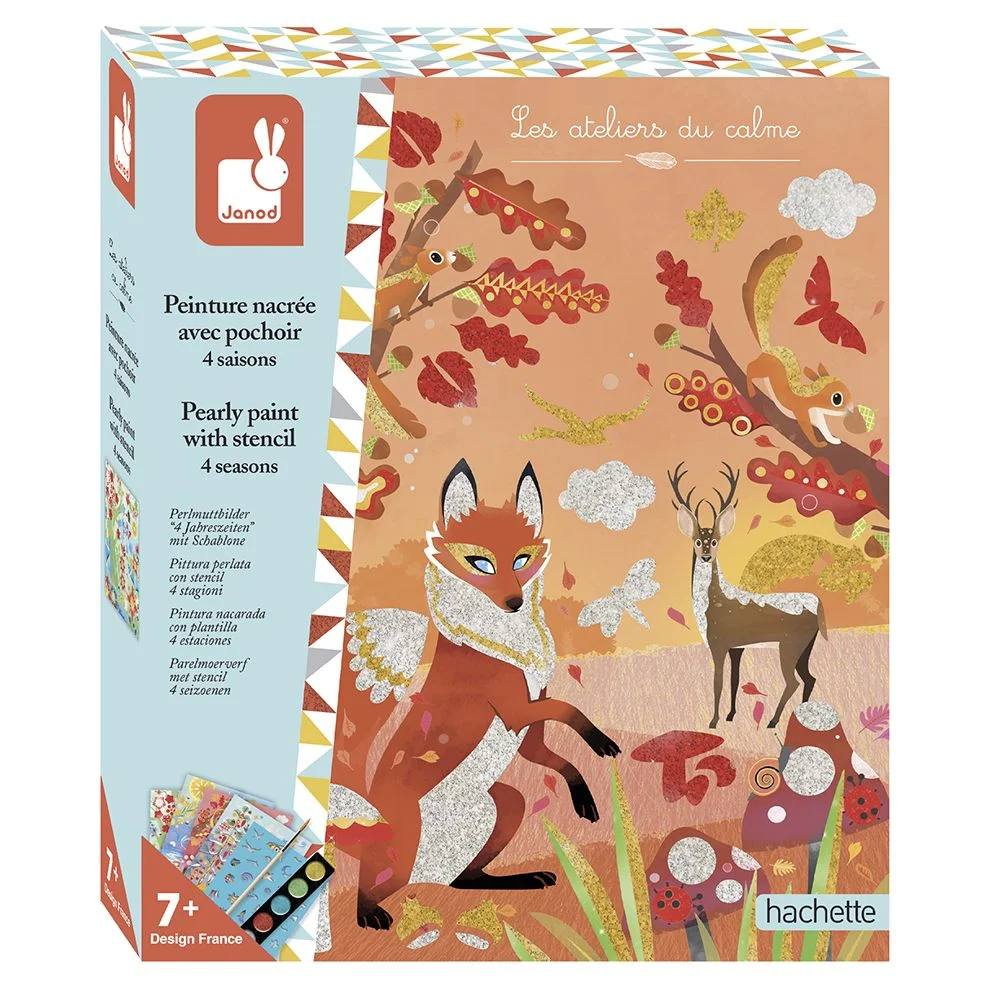 Φωτογραφία προϊόντος: JANOD PEARLY PAINT WITH STENCIL 4 SEASONS