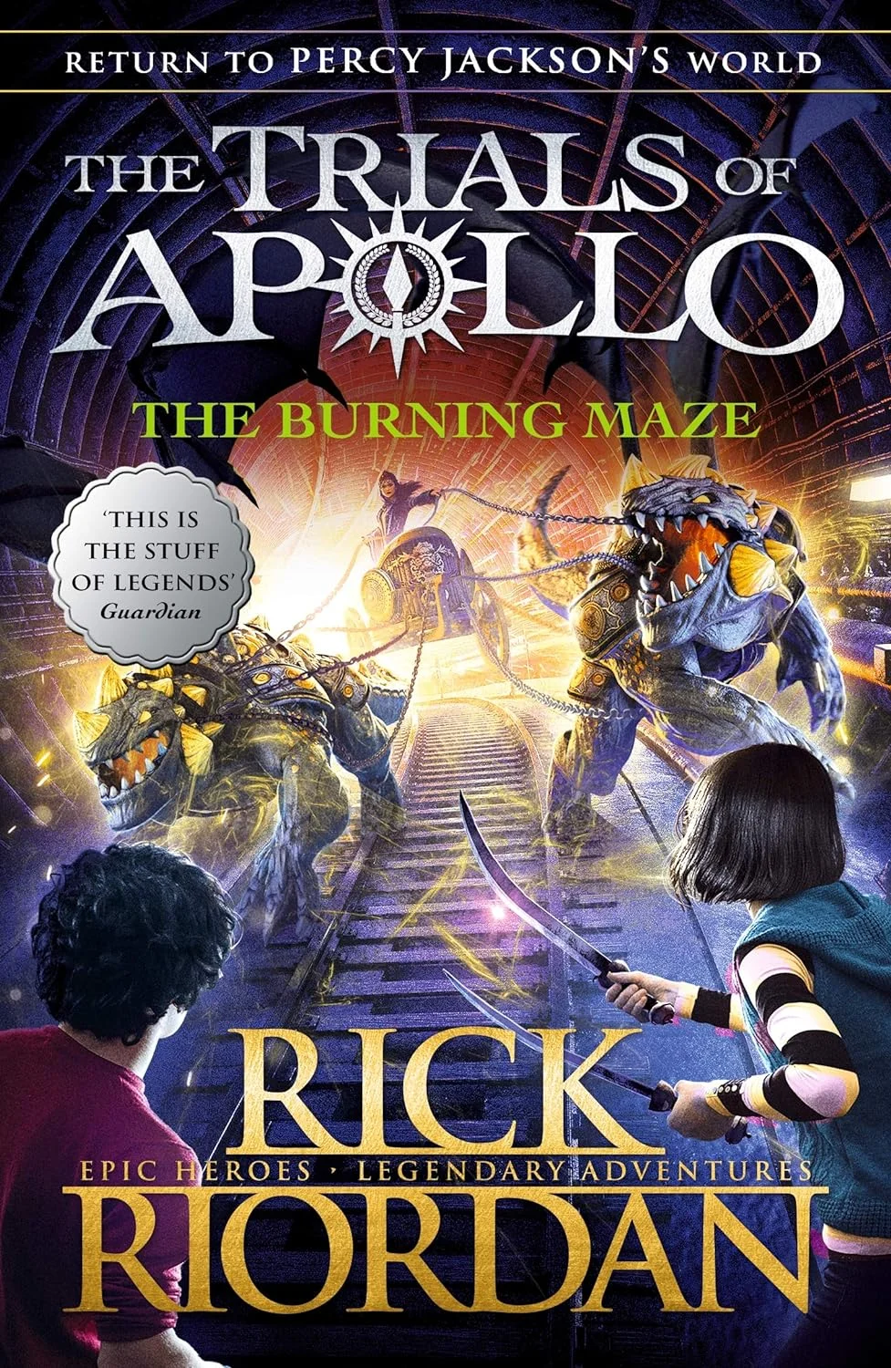 Φωτογραφία προϊόντος: PUFFIN BOOKS THE TRIALS OF APOLLO 3: THE BURNING MAZE PB