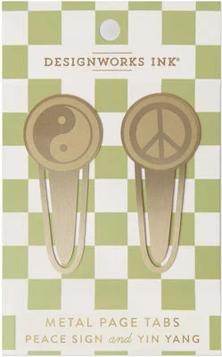 Φωτογραφία προϊόντος: DESIGNWORKS INK ΣΕΤ ΣΕΛΙΔΟΔΕΙΚΤΕΣ PEACE + YIN-YANG