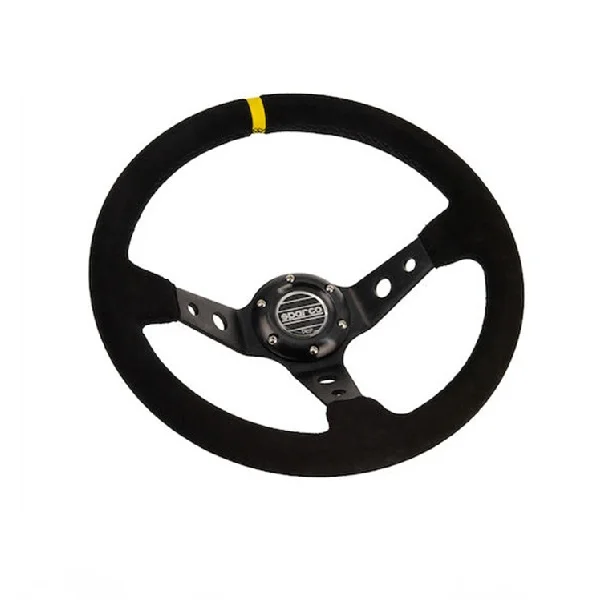 Φωτογραφία προϊόντος: OEM Alcantara Car Steering Wheel Yellow/Black 000.230.15302