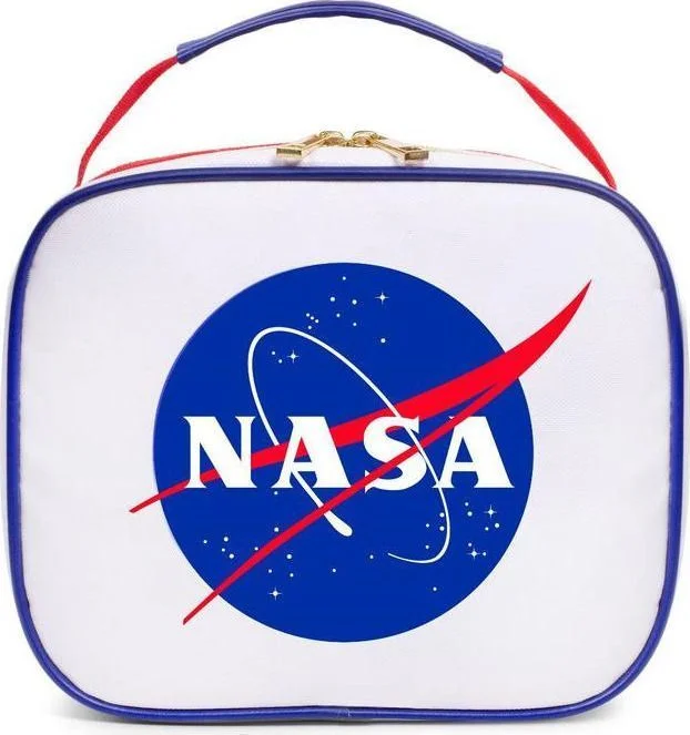 Φωτογραφία προϊόντος: NASA Τσάντα Φαγητού Lunch Bag With Zipper White Αυθεντική
