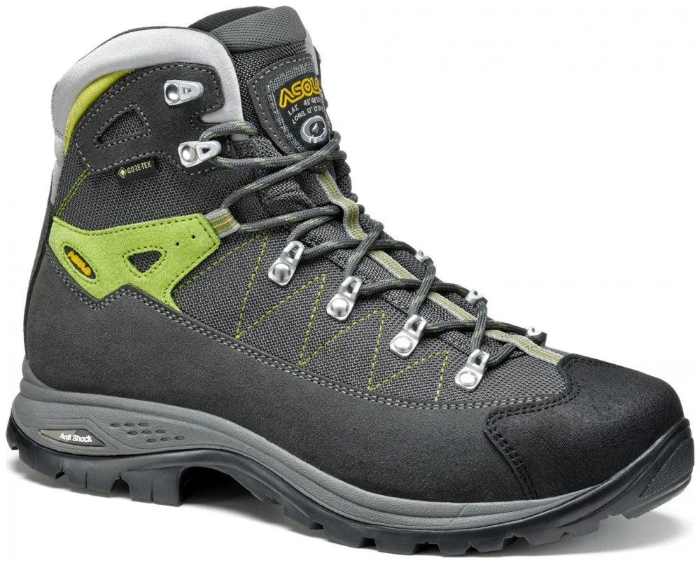 Φωτογραφία προϊόντος: Finder Gv Mm Graphite/Green Lime Μποτάκι Πεζοπορίας Gore-tex Asolo - A23102-A627