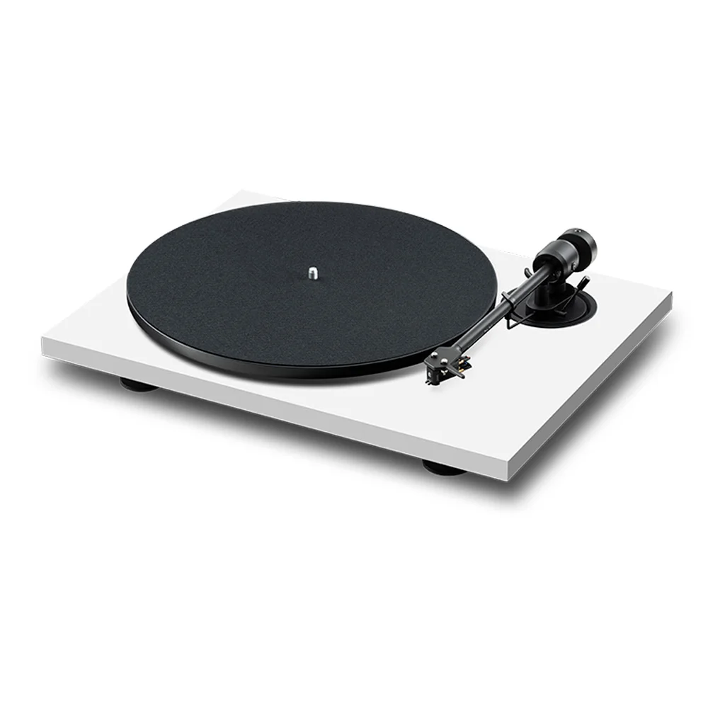 Φωτογραφία προϊόντος: Pro-Ject Audio E1.2 Plug & Play Turntable | New Heavy Platter & Ortofon OM5e Satin White