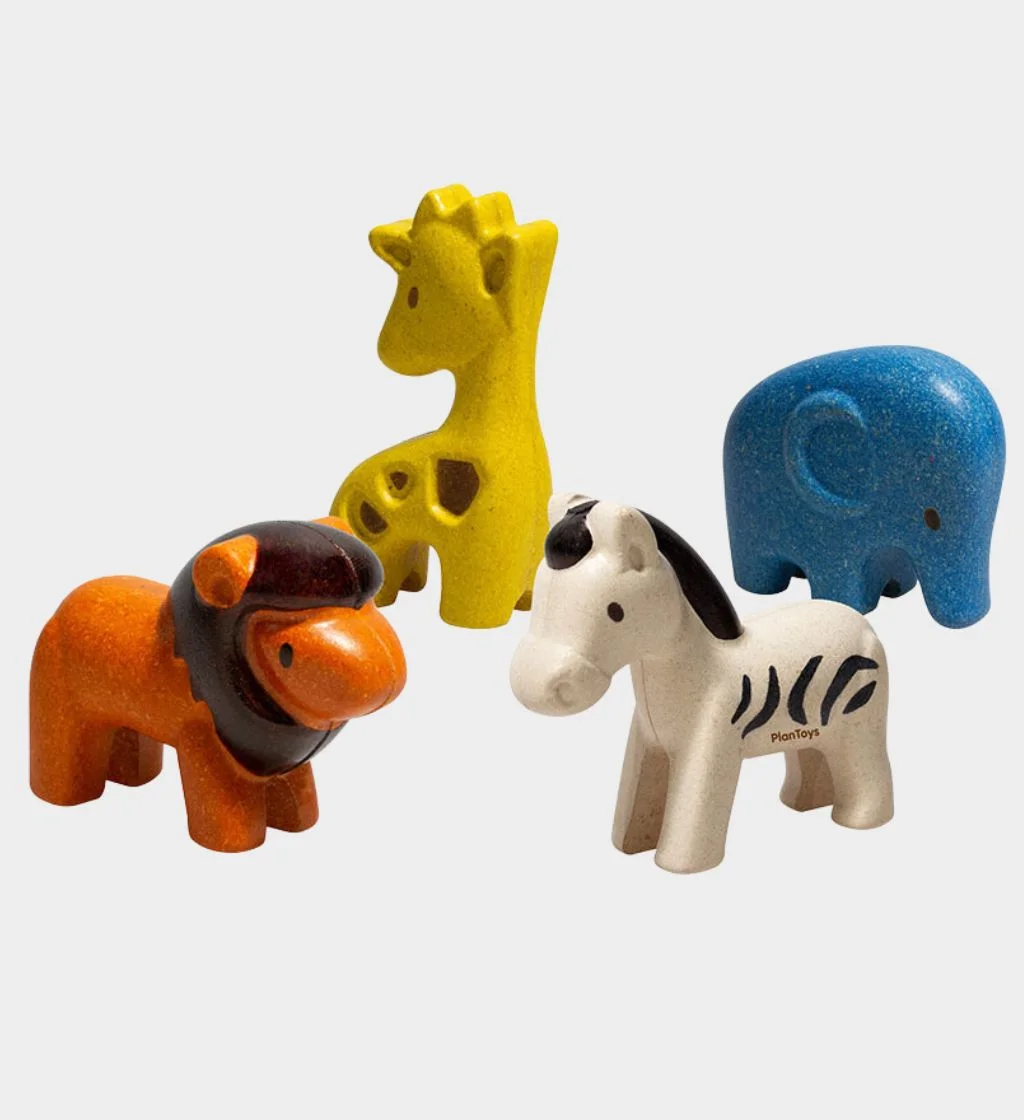 Φωτογραφία προϊόντος: Plan Toys Σετ με ξύλινα ζώα της ζούγκλας