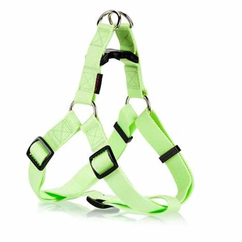 Φωτογραφία προϊόντος: Pet Interest Dog Harness A Plain-Σαμαράκι Σκύλου Λαχανί || Medium 20mm x 40-60cm