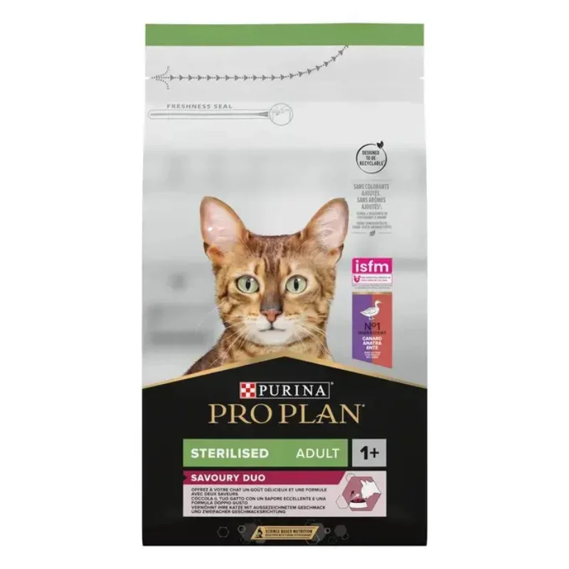 Φωτογραφία προϊόντος: ProPlan Purina Pro Plan Sterilised Savoury με Πάπια + Συκώτι 1,5kg