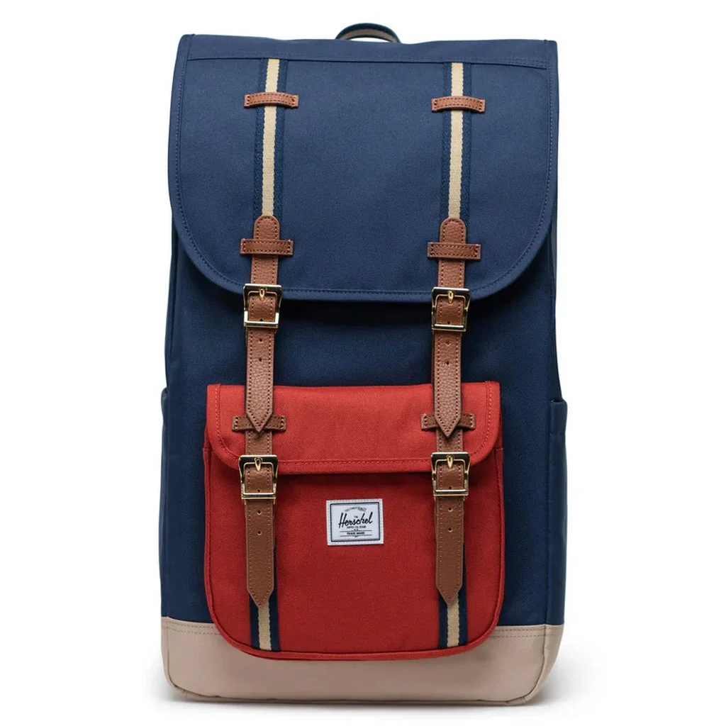 Φωτογραφία προϊόντος: Herschel Little America backpack (iris/red/ochre/twill)