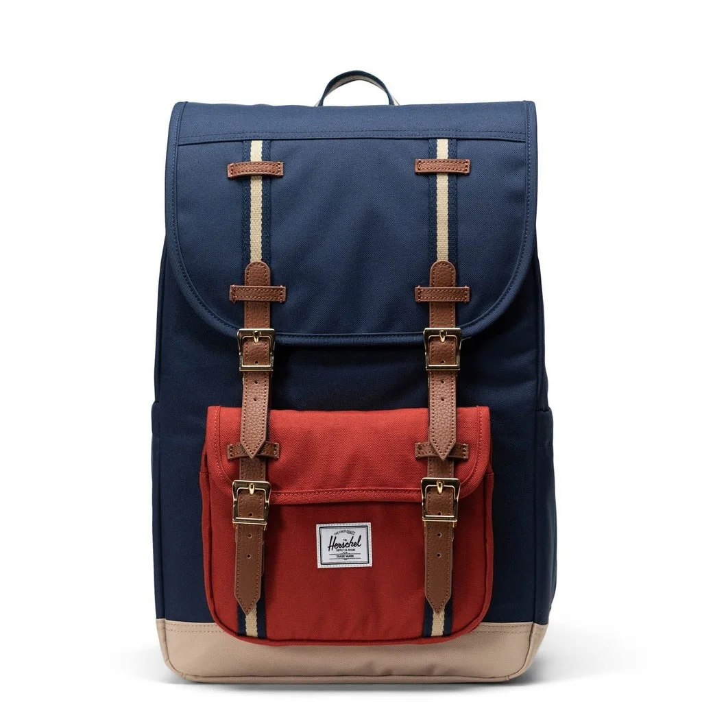 Φωτογραφία προϊόντος: Herschel Little America Mid backpack (blk iris/red ochre/twill)