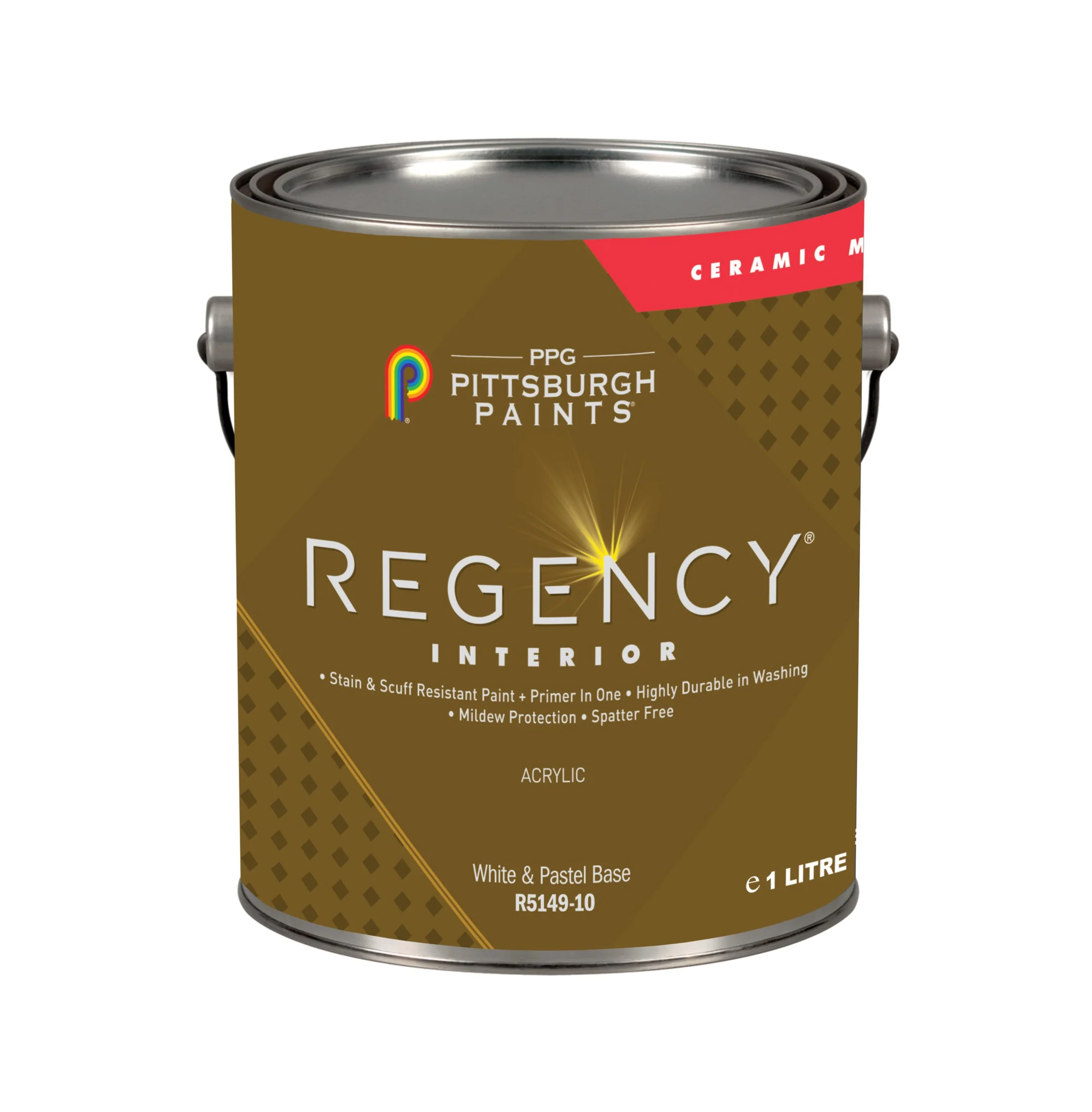 Φωτογραφία προϊόντος: PPG Regency Ακρυλικό Χρώμα Απώθησης Λεκέδων με Κεραμικά Σφαιρίδια R5149-10 για Εσωτερική Χρήση 10lt Pittsburgh Paints