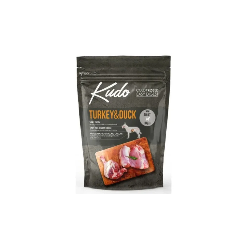 Φωτογραφία προϊόντος: Kudo Mini Adult Turkey + Duck Ξηρά Τροφή Σκύλου 3kg