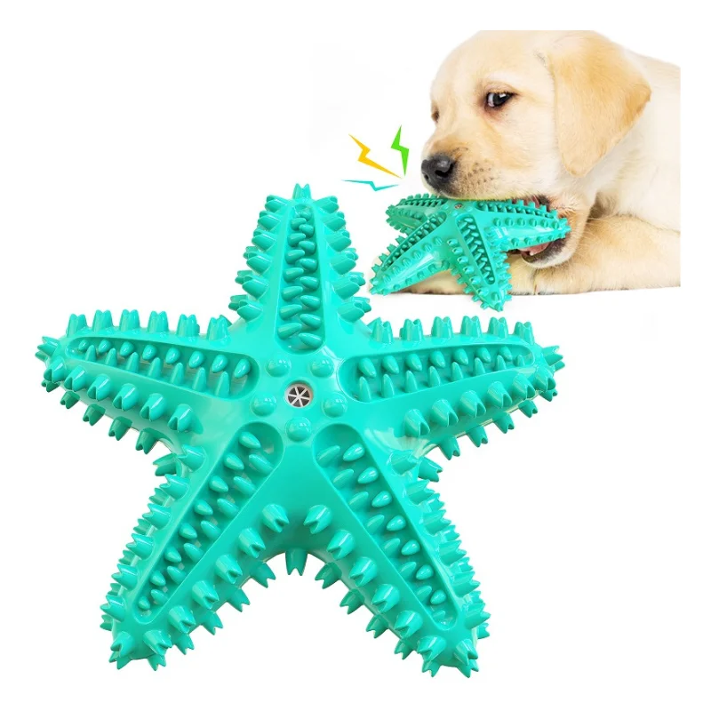 Φωτογραφία προϊόντος: Pet Interest Squeaker Starfish Dog Tootbrush-Οδοντικο Παιχνιδι με Ηχο Γαλαζιο