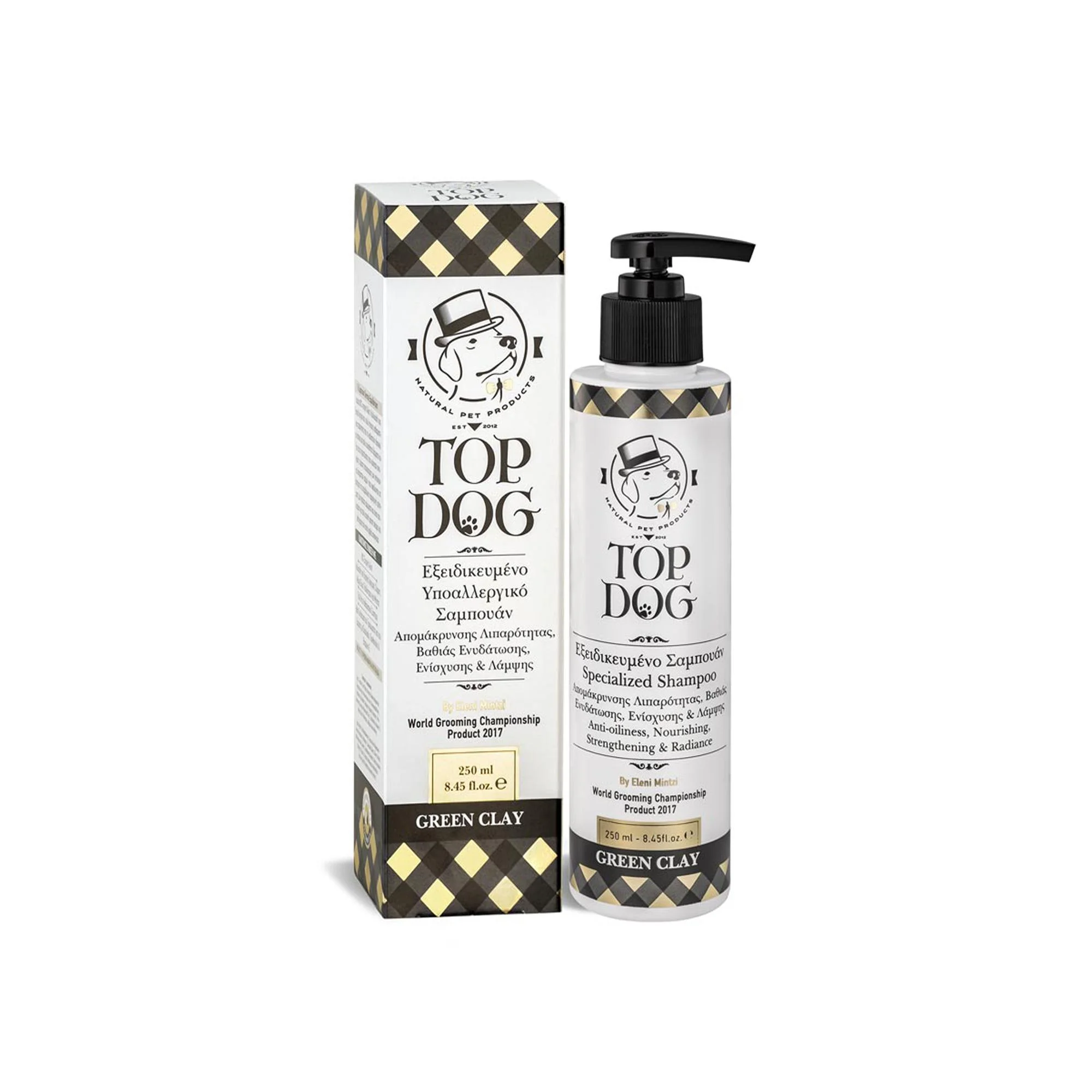Φωτογραφία προϊόντος: Top Dog Shampoo Green Clay 250ml