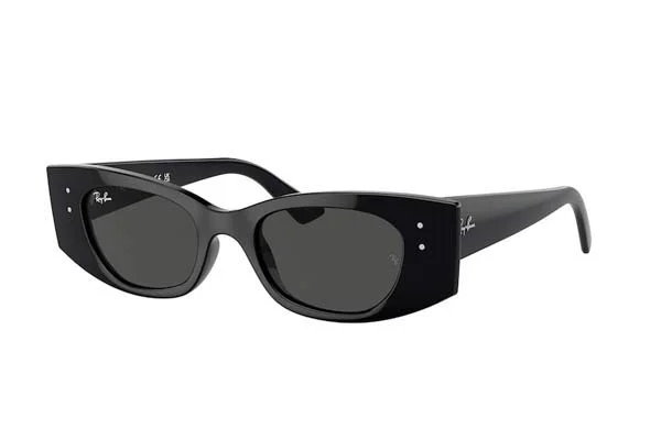 Φωτογραφία προϊόντος: Γυαλιά Ηλίου Ray-Ban Kat Γυναικεία κοκκάλινα μαύρα με γκρι φακούς 4427 667787 49mm