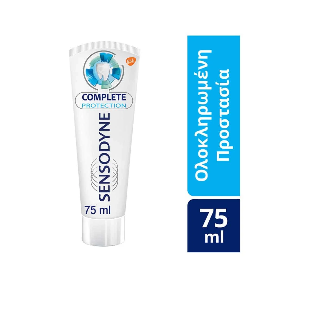 Φωτογραφία προϊόντος: Medipharmacy Sensodyne Complete Protection Οδοντόκρεμα για Ευαίσθητα Δόντια 75 ml