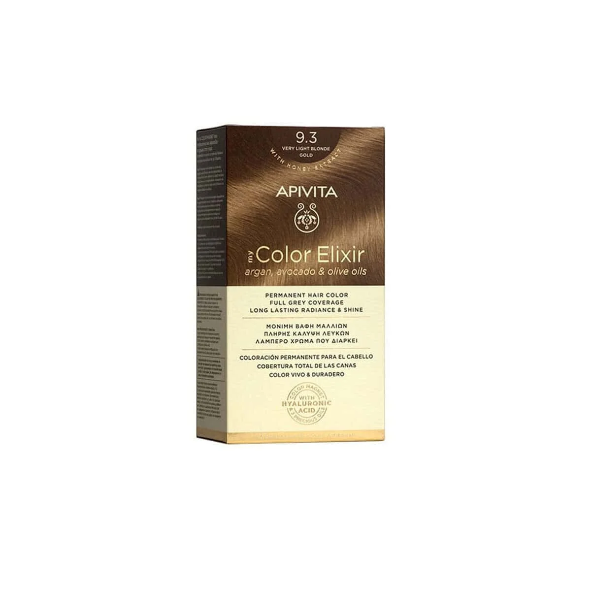 Φωτογραφία προϊόντος: Medipharmacy Apivita My Color Elixir Βαφή Μαλλιών 9.3 Ξανθό Πολύ Ανοιχτό Χρυσό 50 ml