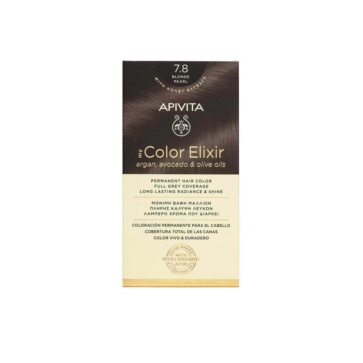 Φωτογραφία προϊόντος: Medipharmacy Apivita My Color Elixir Βαφή Μαλλιών 7.8 Ξανθό Περλέ 50 ml