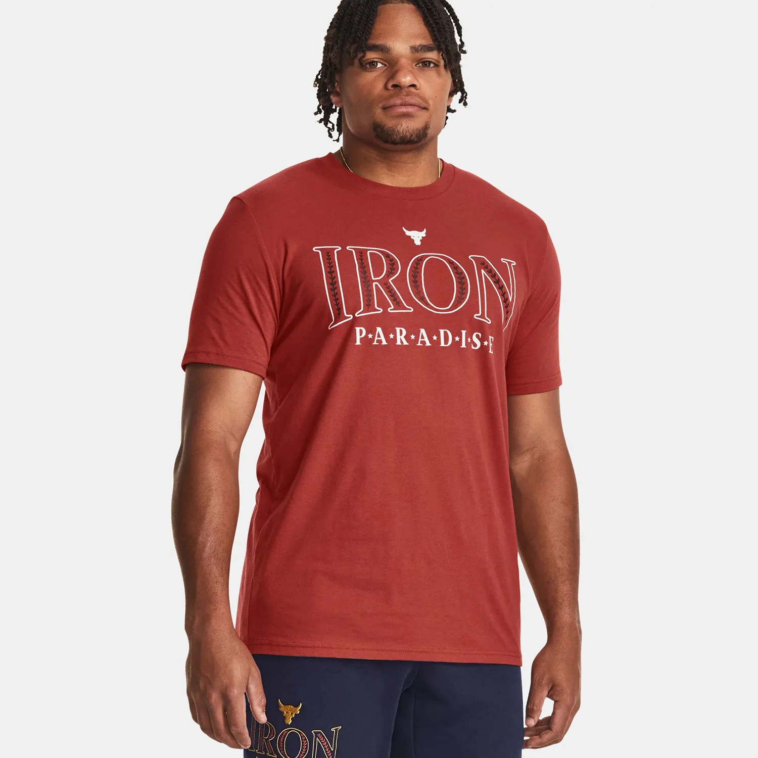 Φωτογραφία προϊόντος: UNDER ARMOUR PROJECT ROCK PARADISE T-SHIRT ΚΟΚΚΙΝΟ