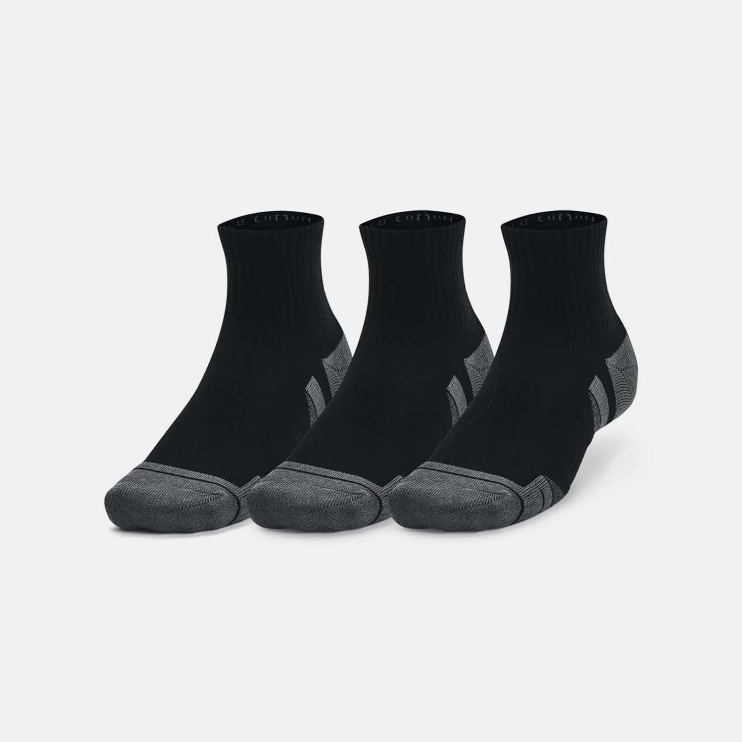 Φωτογραφία προϊόντος: UNDER ARMOUR PERFORMANCE COTTON QUARTER SOCKS 3-PACK ΜΑΥΡΟ