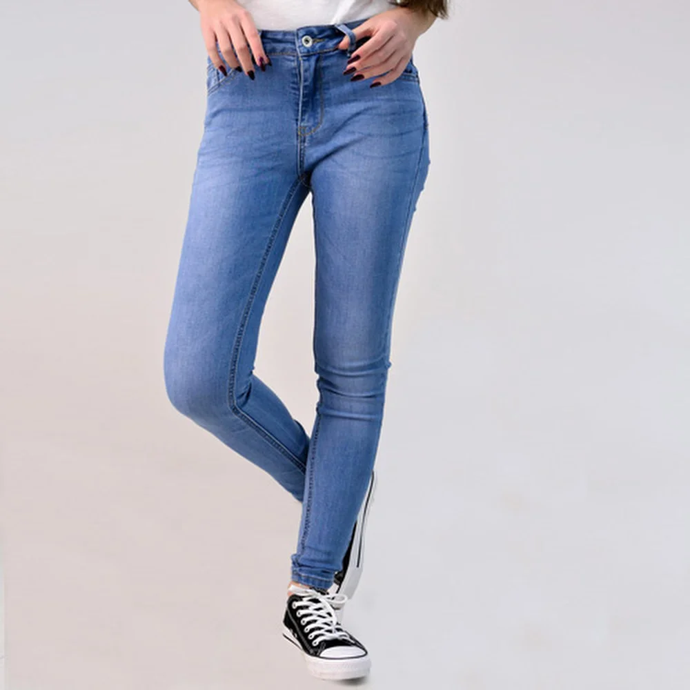 Φωτογραφία προϊόντος: Potre Τζιν παντελόνι skinny με κανονική μέση / Μπλε Τζιν