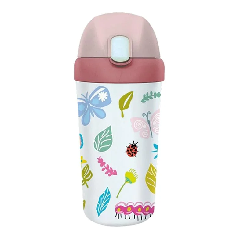 Φωτογραφία προϊόντος: Chic mic Bioloco plant kids bottle – butterflies and friends 400 ml