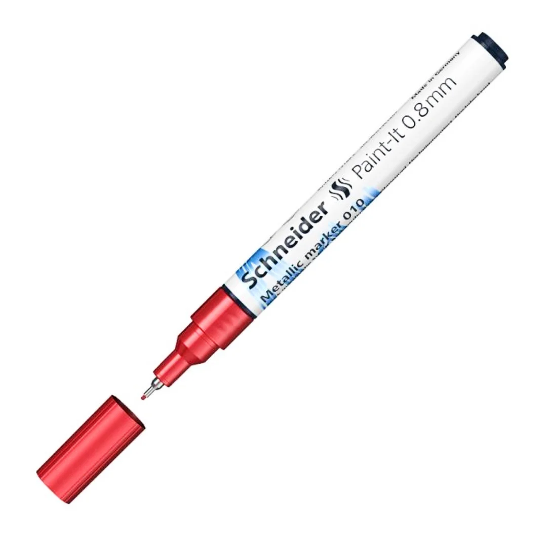 Φωτογραφία προϊόντος: Schneider Μαρκαδόροι Paint-it Metallic 010 (0.8mm) Red