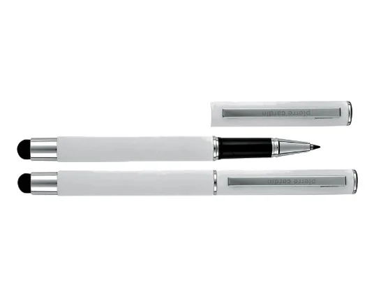 Φωτογραφία προϊόντος: Pierre Cardin Claudie Rollerball Λευκό στυλό με μπλε μελάνι