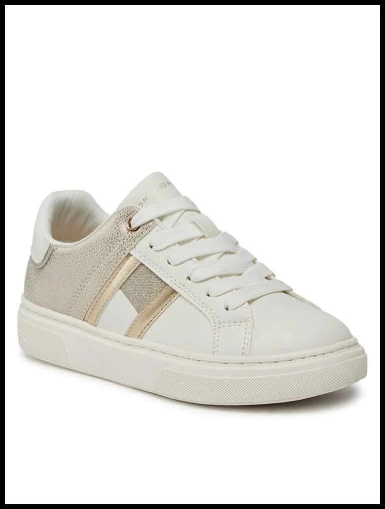 Φωτογραφία προϊόντος: TOMMY HILFIGER ΓΥΝΑΙΚΕΙΟ SNEAKER FLAG LOW CUT LACE-UP T3A9-33202-1439 SS24, ΛΕΥΚΟ, Γυναίκα