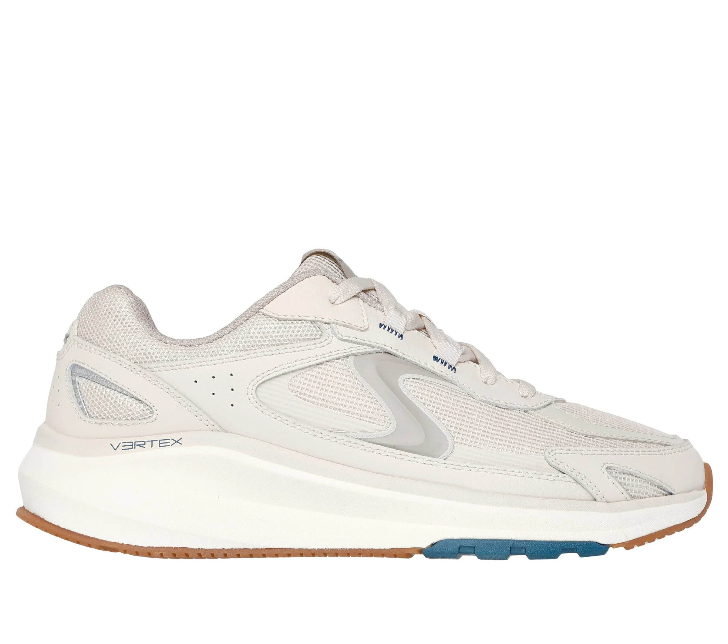 Φωτογραφία προϊόντος: SKECHERS ΑΝΔΡΙΚΟ SNEAKER LEATHER OVERLAY MESH LACE UP 233076, ΜΠΕΖ, Άνδρας