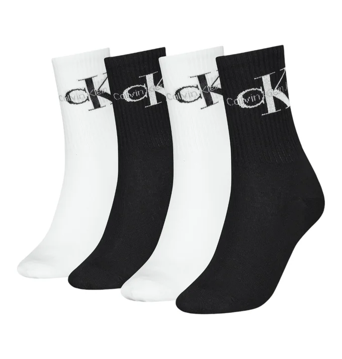 Φωτογραφία προϊόντος: CALVIN KLEIN ΓΥΝΑΙΚΕΙΕΣ CKJ SOCK 4P GIFTBOX LOGO 701229462, ΜΑΥΡΟ/ΛΕΥΚΟ, Γυναίκα