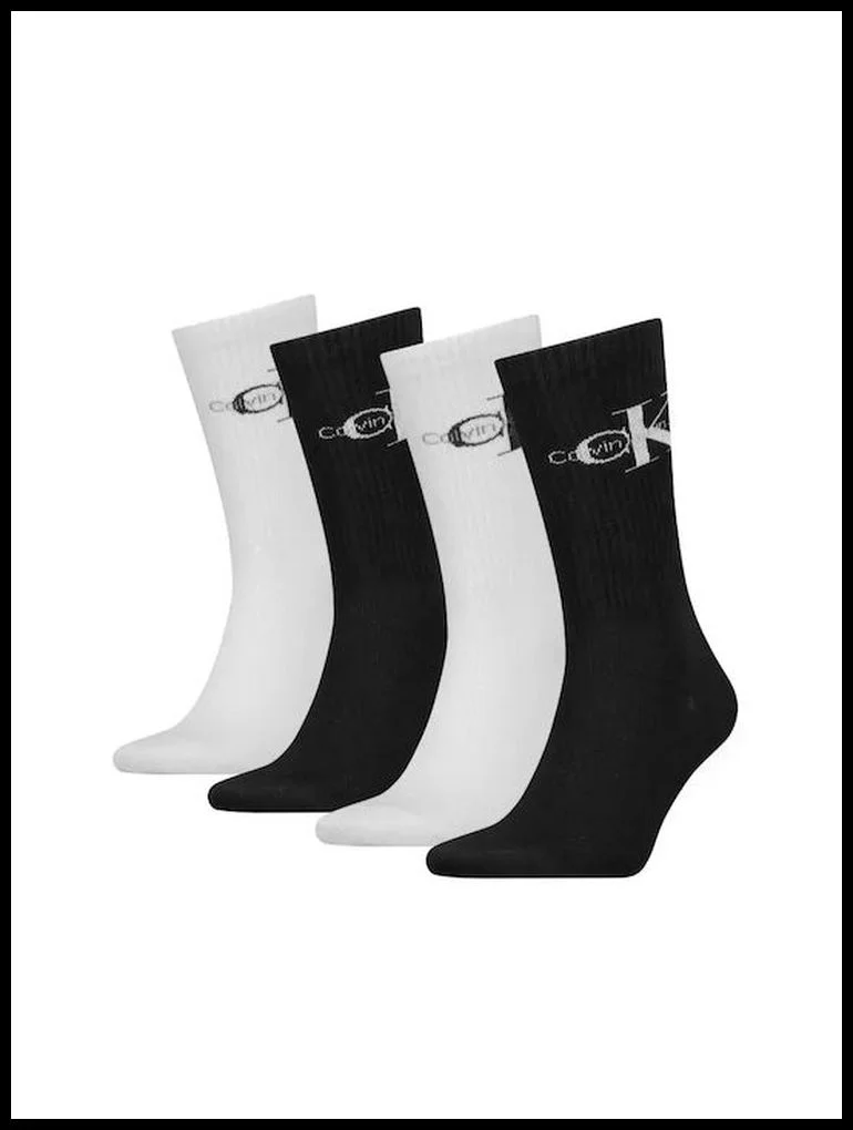 Φωτογραφία προϊόντος: CALVIN KLEIN ΑΝΔΡΙΚΕΣ CKJ SOCK 4P GIFTBOX 701224125, ΜΑΥΡΟ/ΛΕΥΚΟ, Άνδρας