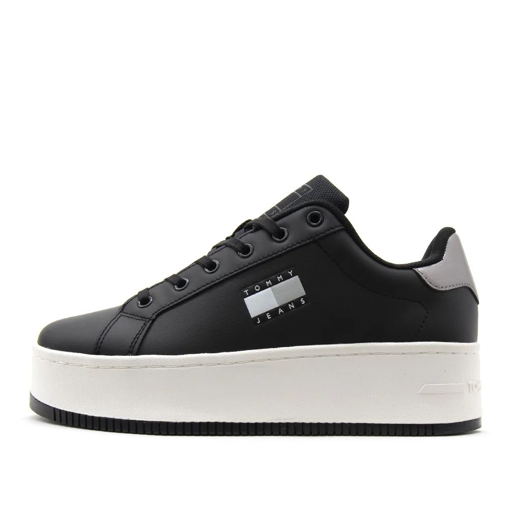 Φωτογραφία προϊόντος: TOMMY HILFIGER ΓΥΝΑΙΚΕΙΟ SNEAKER FLATFORM ΕΝ0ΕΝ02711, ΜΑΥΡΟ, Γυναίκα