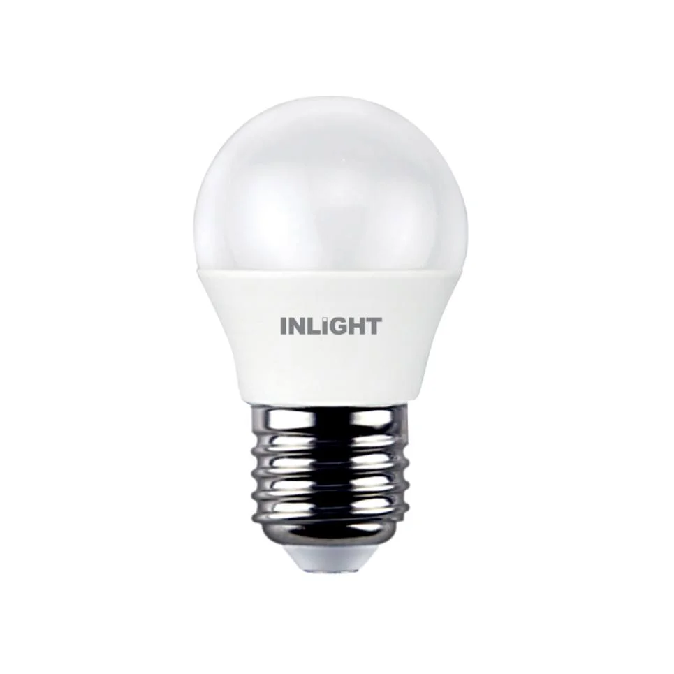 Φωτογραφία προϊόντος: InLight E27 LED G45 8watt 4000Κ Φυσικό Λευκό (7.27.08.12.2)