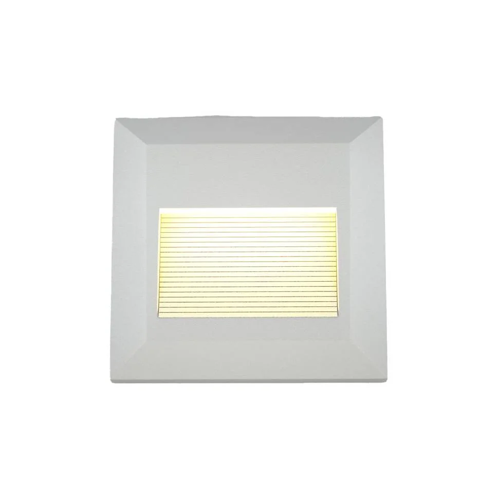 Φωτογραφία προϊόντος: it-Lighting Salmon LED 2W 3CCT Outdoor Wall Lamp White D:12.4cmx12.4cm (80201820)