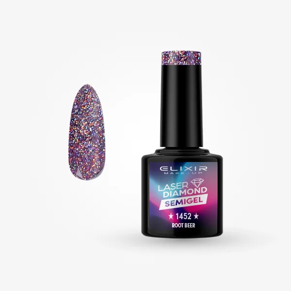 Φωτογραφία προϊόντος: Elixir Makeup Elixir Make-Up Semigel Nail Polish (Root beer)#1452 8ml