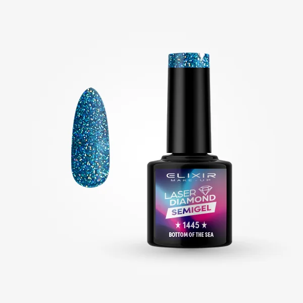 Φωτογραφία προϊόντος: Elixir Makeup Elixir Make-Up Semigel Nail Polish (Bottom of the sea)#1445 8ml