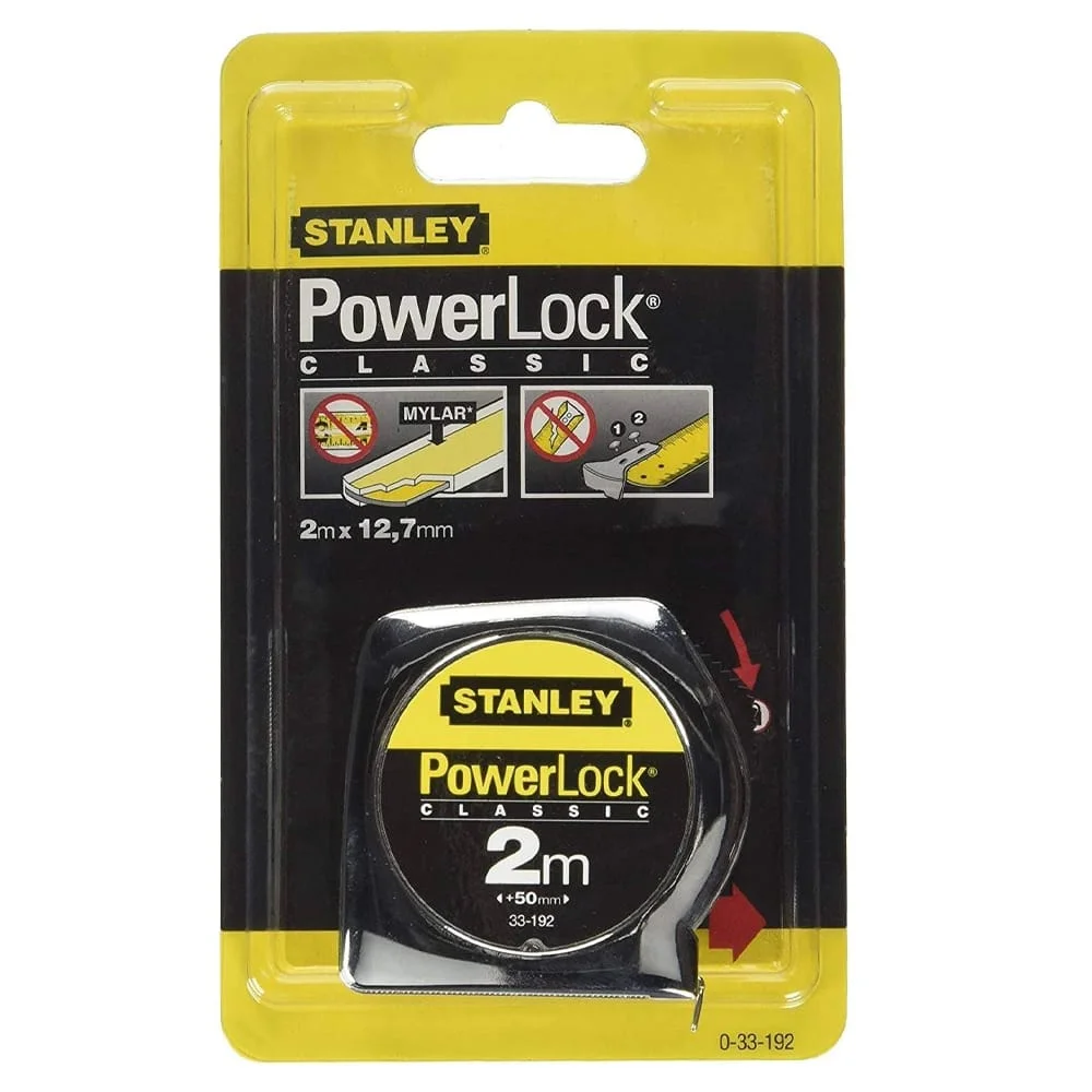 Φωτογραφία προϊόντος: Μέτρο Power Lock 2mx12,7mm 0-33-192 STANLEY STANLEY