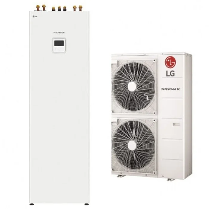 Φωτογραφία προϊόντος: LG Therma V R32 HN1616Y.NB1/HU121MRB.U30 Split Αντλία θερμότητας με Ζ.Ν.Χ. 12kw τριφασικό