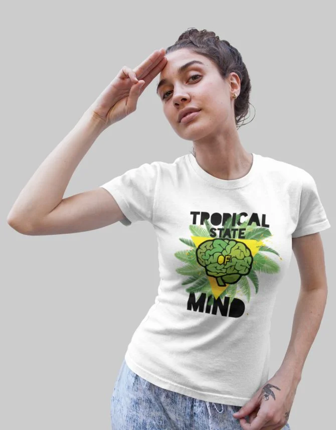 Φωτογραφία προϊόντος: ΤΚΤ Tropical state of mind w t-shirt
