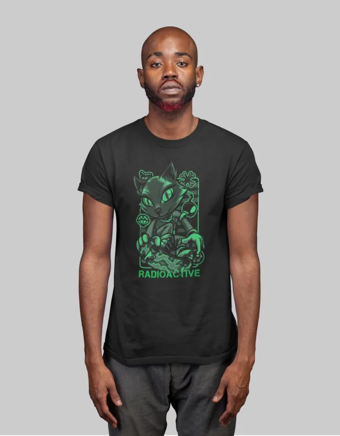 Φωτογραφία προϊόντος: ΤΚΤ Radioactive Mutant Cat T-Shirt