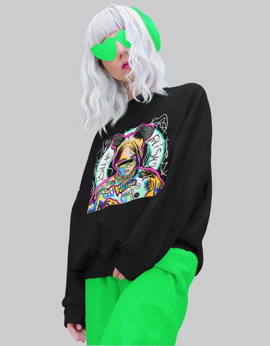 Φωτογραφία προϊόντος: ΤΚΤ Billie Eilish Street Art W Φούτερ