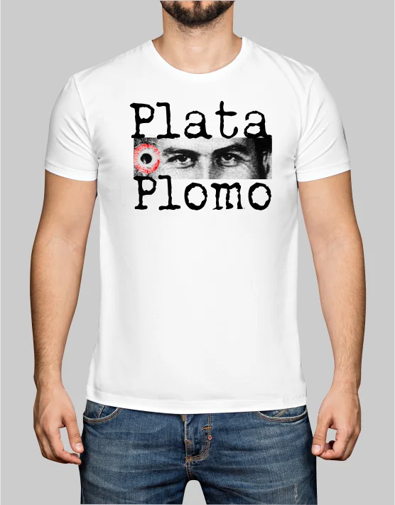 Φωτογραφία προϊόντος: TKT Plata o plomo Eyes Pablo Escobar t-shirt