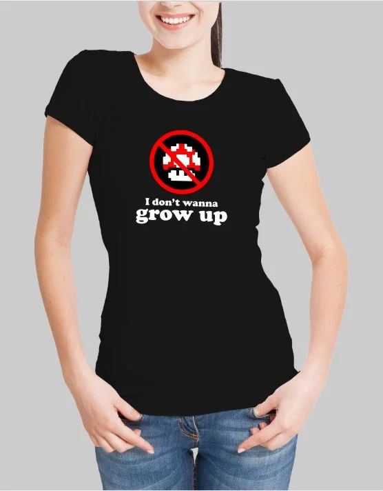 Φωτογραφία προϊόντος: TKT I Dont Wanna Grow Up W T-Shirt