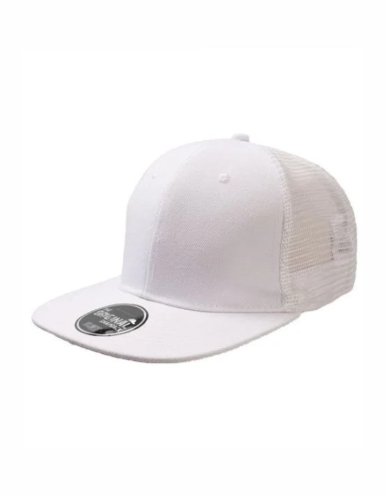 Φωτογραφία προϊόντος: TKT White Flat jockey hat with visor | 8w46