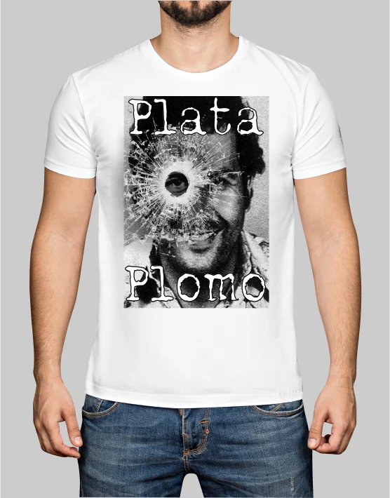 Φωτογραφία προϊόντος: TKT Plata o plomo Pablo Escobar t-shirt