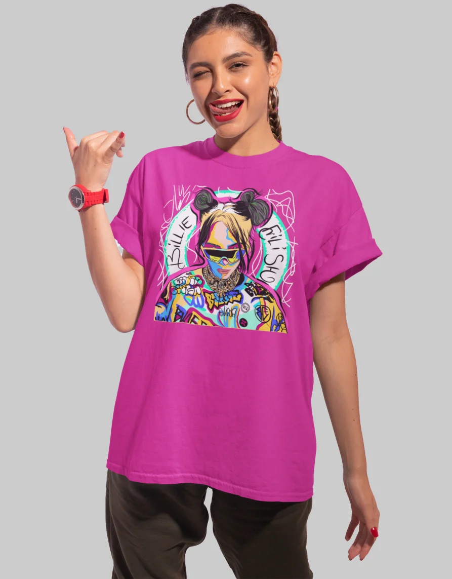 Φωτογραφία προϊόντος: ΤΚΤ Billie Eilish Street Art t-shirt W