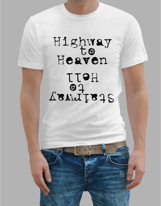 Φωτογραφία προϊόντος: TKT Highway to heaven Stairway to Hell t-shirt