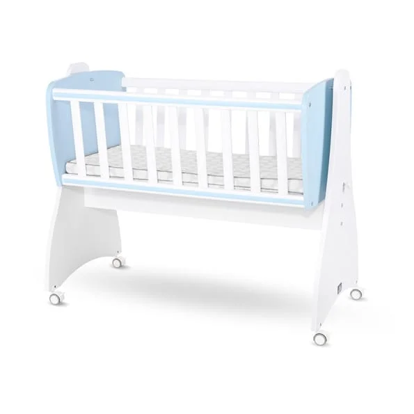Φωτογραφία προϊόντος: Κρεβάτι - Κούνια FIRST DREAMS WHITE/BABY BLUE NEW LORELLI 10150550048